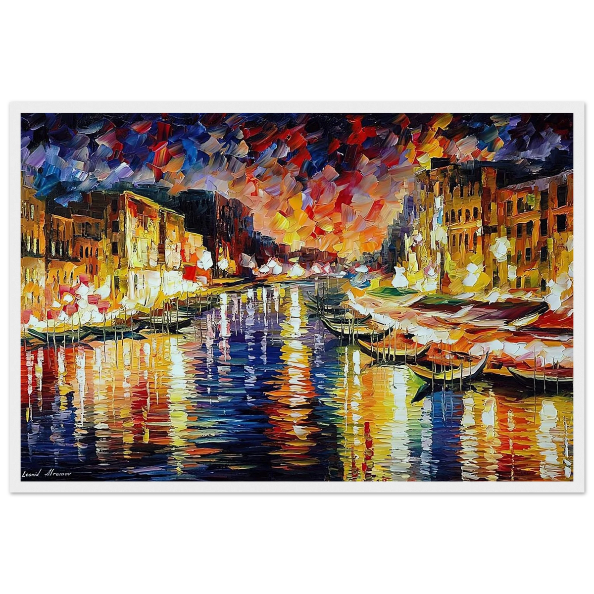 Leonid Afremov Framed Poster | Leonid Afremov Framed Prints Wall Art | Leonid Afremov Store