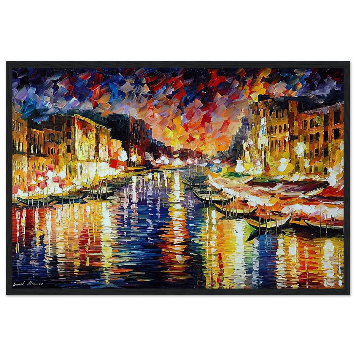 Leonid Afremov Framed Poster | Leonid Afremov Framed Prints Wall Art | Leonid Afremov Store